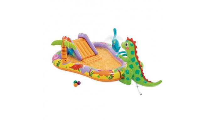 Inflatable Paddling Pool for Children Intex Dino Park 201 x 157 x 69 cm