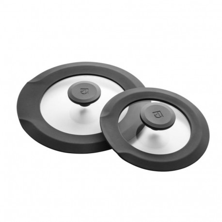 Frying Pan Lid Electrolux E9HOSM Black Transparent (2 Pieces)