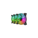 Mars Gaming MF-3DKIT Infinity Mirror ARGB 120mm Remote Control Computer Cooler Kit