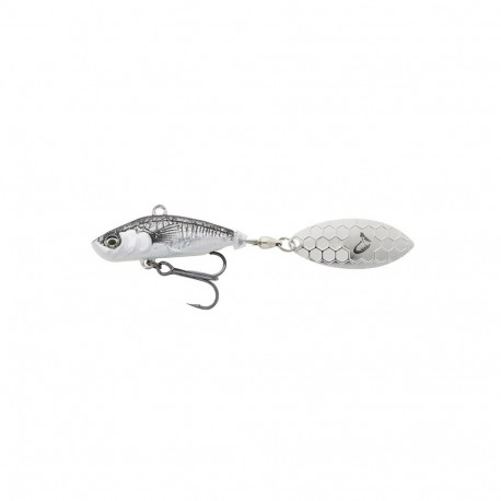 SavageGear 3D Sticklebait Tailspin 6.5cm/9g/1-3m Black Silver