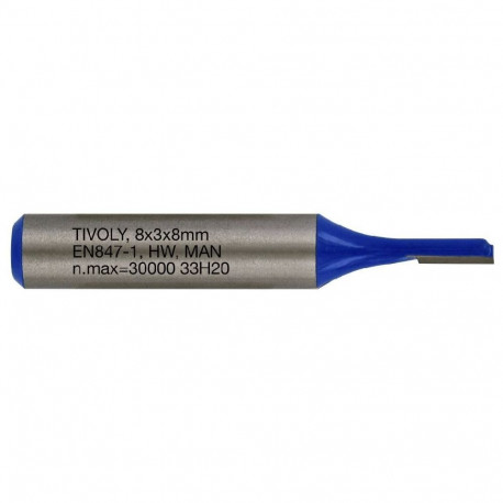 Sõrmfrees 3x8 mm, 8mm saba