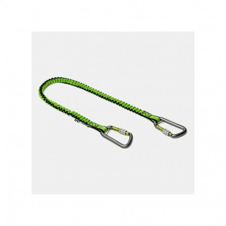 Bungee tool lanyard, with two carabines, max load 3kg