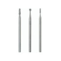 Tungsten carbide millers, different shapes, 3 pcs.