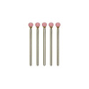 Corundum grinding bits, ball, 5 pcs.