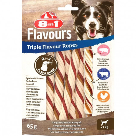 8in1 Triple Flavour Ropes 65g