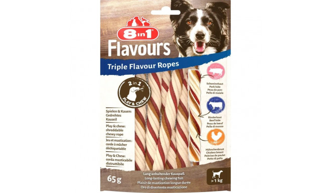 8in1 Triple Flavour Ropes 65g