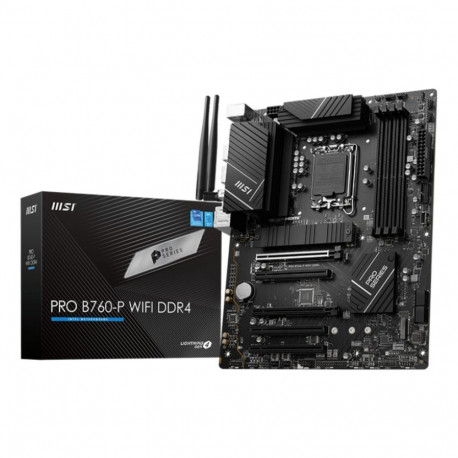 MSI emaplaat PRO B760-P WIFI DDR4 Intel B760 LGA1700 ATX