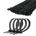 Opaska zaciskowa 4,8 mm/25 cm must Cabletech 100 tk