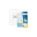 HERMA 8638 self-adhesive label Rectangle Permanent White 240 pc(s)