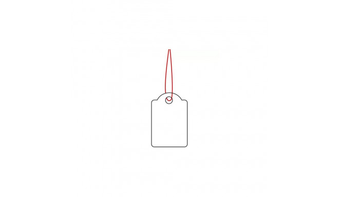 HERMA Strung marking tags 15x24 mm with red string 1000 pcs.
