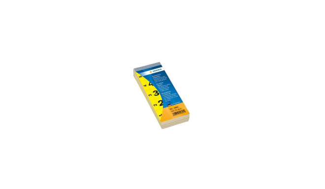 HERMA Number blocks self-adhesive yellow 28x56 mm 1-500
