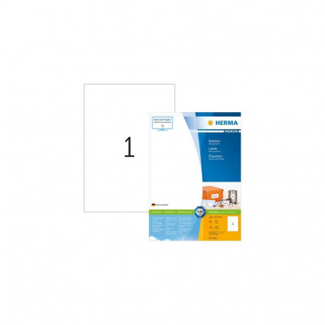 HERMA Labels Premium A4 210x297 mm white paper matt 200 pcs.