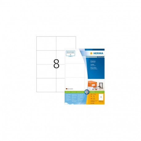 HERMA Labels Premium A4 105x74 mm white paper matt 1600 pcs.