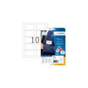 HERMA 4587 self-adhesive label Rounded rectangle Removable White 100 pc(s)