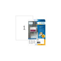 HERMA A4 self-adhesive label Rounded rectangle White 10 pc(s)