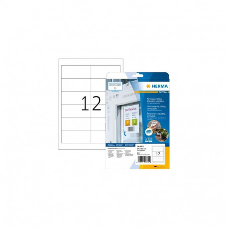 HERMA 4574 self-adhesive label Removable White 240 pc(s)