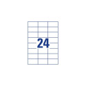 Avery 3474 self-adhesive label Rectangle Permanent White 2400 pc(s)