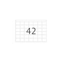 HERMA Labels for printing presses DP1 16x22 mm white paper matt 10000 pcs.
