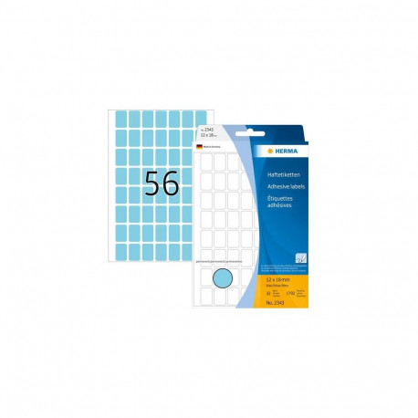HERMA Multi-purpose labels 12x18 mm blue paper matt hand inscription 1792 pcs.