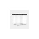 Brabantia Tasty+ Rectangular Canister 6.7 L Grey, Transparent 3 pc(s)