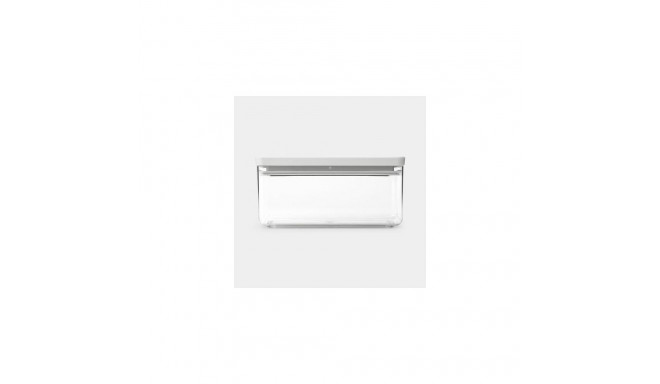 Brabantia Tasty+ Rectangular Canister 1.5 L Light grey, Transparent 1 pc(s)