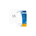 HERMA Seal labels Ø 32 mm round transparent extra strong adhesion film matt 240 pcs.