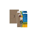 HERMA 2075 self-adhesive label Rounded rectangle Permanent Brown 72 pc(s)