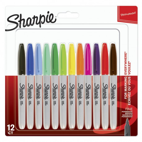 Sharpie 2065404 permanent marker Multicolour 12 pc(s)