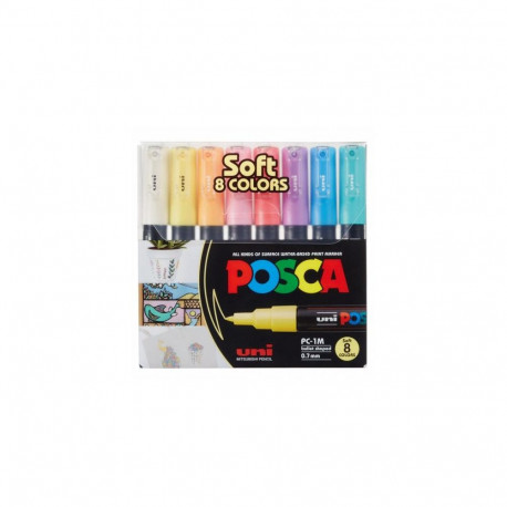 POSCA PC-1M Pastel 8 pc(s)