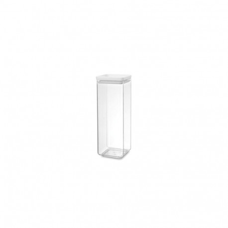 Brabantia Tasty+ Square Plastic Transparent, White