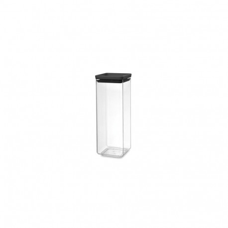 Brabantia Tasty+ Square Plastic Black, Transparent
