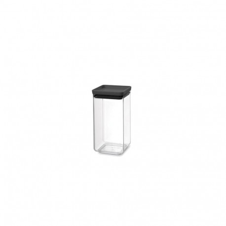 Brabantia Tasty+ Square Plastic Black, Transparent