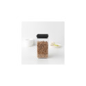 Brabantia Tasty+ Square Plastic Black, Transparent