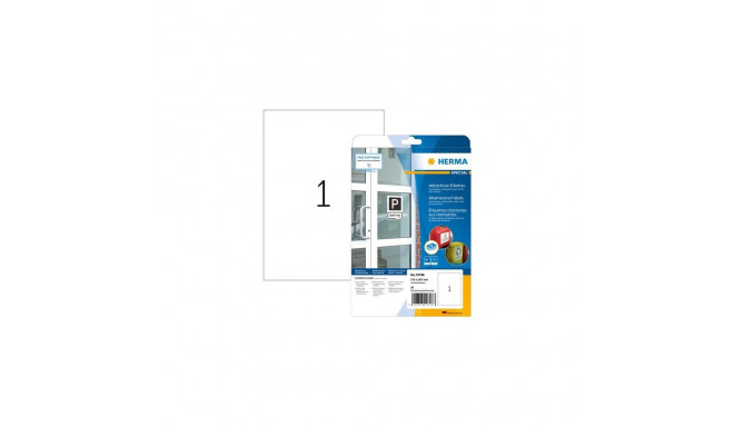 HERMA 10798 self-adhesive label Rectangle Permanent White 20 pc(s)