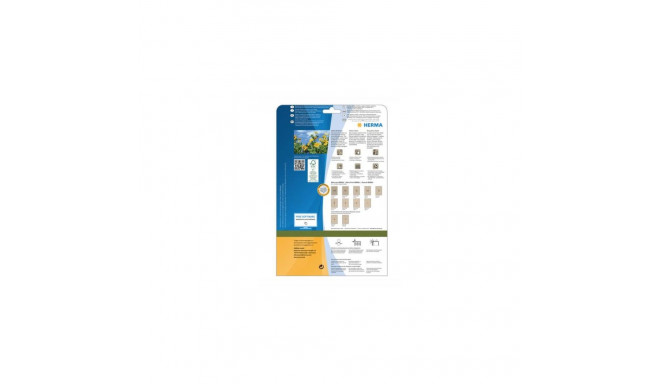 HERMA 10757 self-adhesive label Rectangle Permanent Brown 40 pc(s)