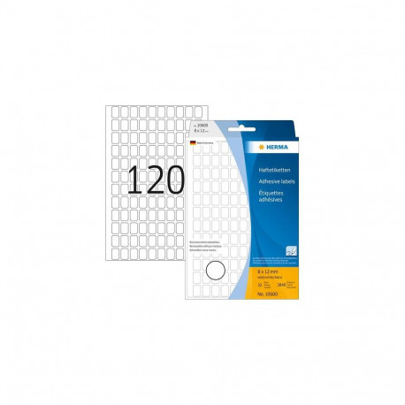 HERMA 10600 self-adhesive label White 3840 pc(s)