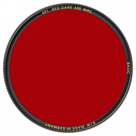 B+W Filter 77mm Red Dark MRC Basic