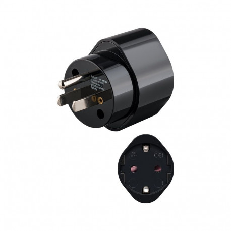 goobay Travel adapter Europe to USA/Japan, black
