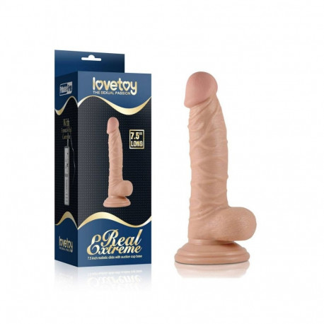 Dildo z przyssawką Real Extreme 19cm Lovetoy