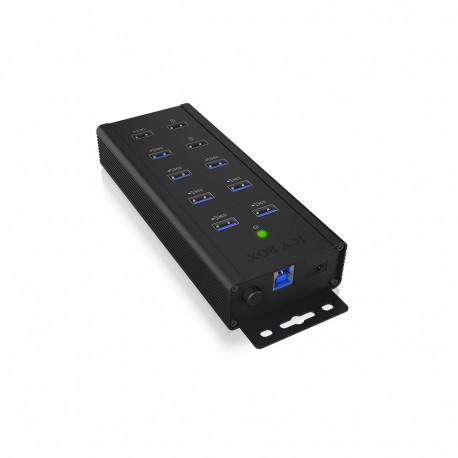 Hub 7-Port IcyBox USB 3.0 IB-HUB1703-QC3 incl. 3 Ladeport