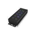 Hub 7-port IcyBox USB 3.0 IB-HUB1703-QC3 koos 3 laadimispordiga