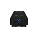 Hub 7-port IcyBox USB 3.0 IB-HUB1703-QC3 koos 3 laadimispordiga