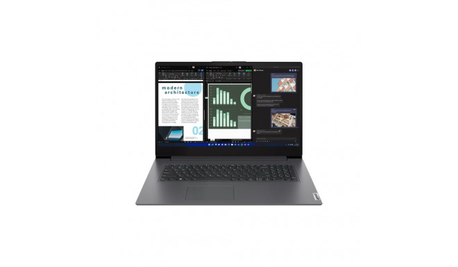 Lenovo Essential V17 IRU raudhall 17,3" IPS FHD 1920 x 1080 pikslit matt Intel Core i5 i5-13420H 16 