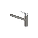 Franke Orbit rotating faucet, chrome / stone gray, 115.0623.140