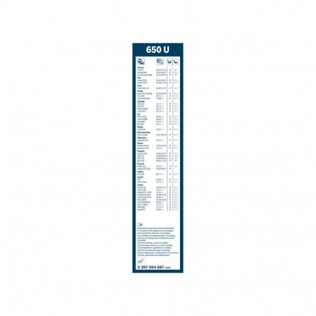 Bosch kojamees 650U Twin 650mm