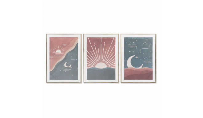 Canvas DKD Home Decor Canvas MDF Wood 50 x 3 x 70 cm