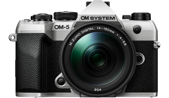 OM SYSTEM OM-5 Mark II + 14-150mm, silver