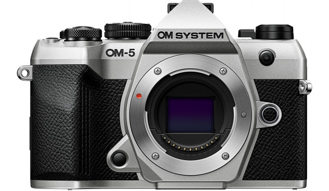 OM SYSTEM OM-5 Mark II body, silver