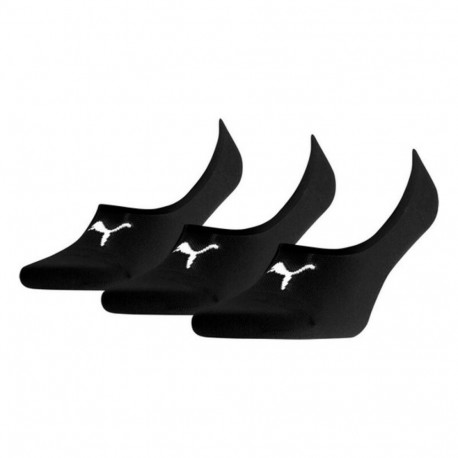Ankle Sports Socks Puma FOOTIE (3 pairs) Black - 43-46