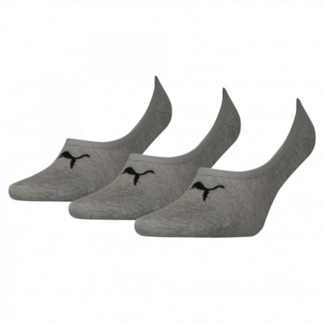 Ankle Sports Socks Puma FOOTIE (3 Pairs) Grey - 39-42